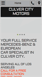 Mobile Screenshot of culvercitymercedes.com