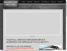 Tablet Screenshot of culvercitymercedes.com